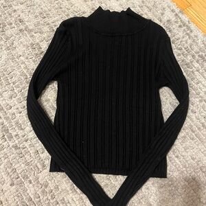 Black Long-sleeve Top